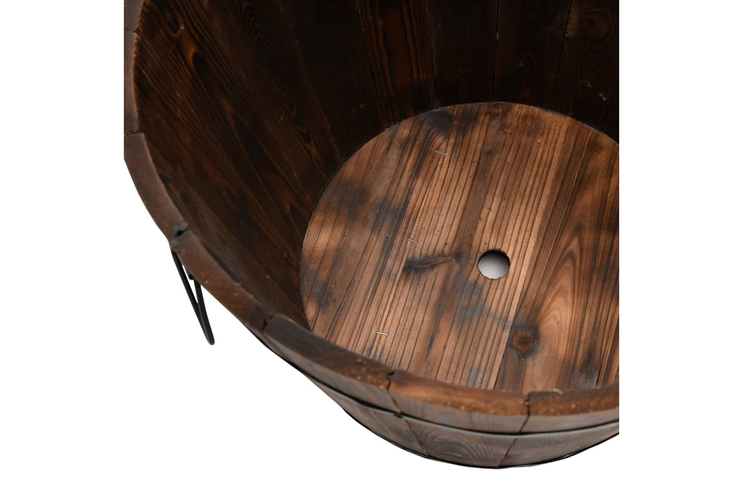 Vidaxl 363361 3 Piece Wooden Bucket Planter Set Solid Wood Fir-3