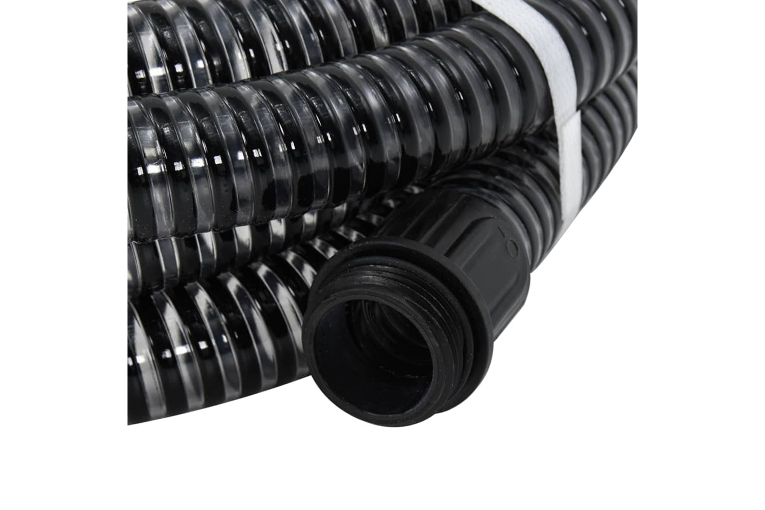 vidaXL 151057 Suction Hose With Brass Connectors 4 M 25mm Black-2
