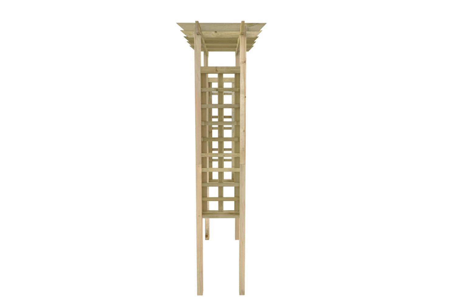 vidaXL 41912 Arbour / Rose Arch 150x60x204cm Impregnated Wood-3
