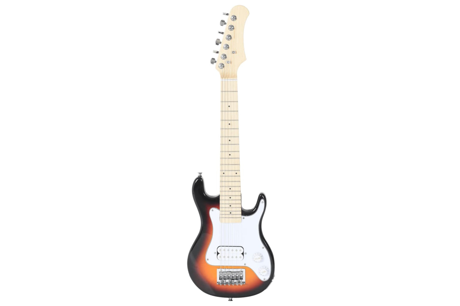 vidaXL 70195 Electric Guitar For Kids With Bag Brown And White 3/4 30"-3