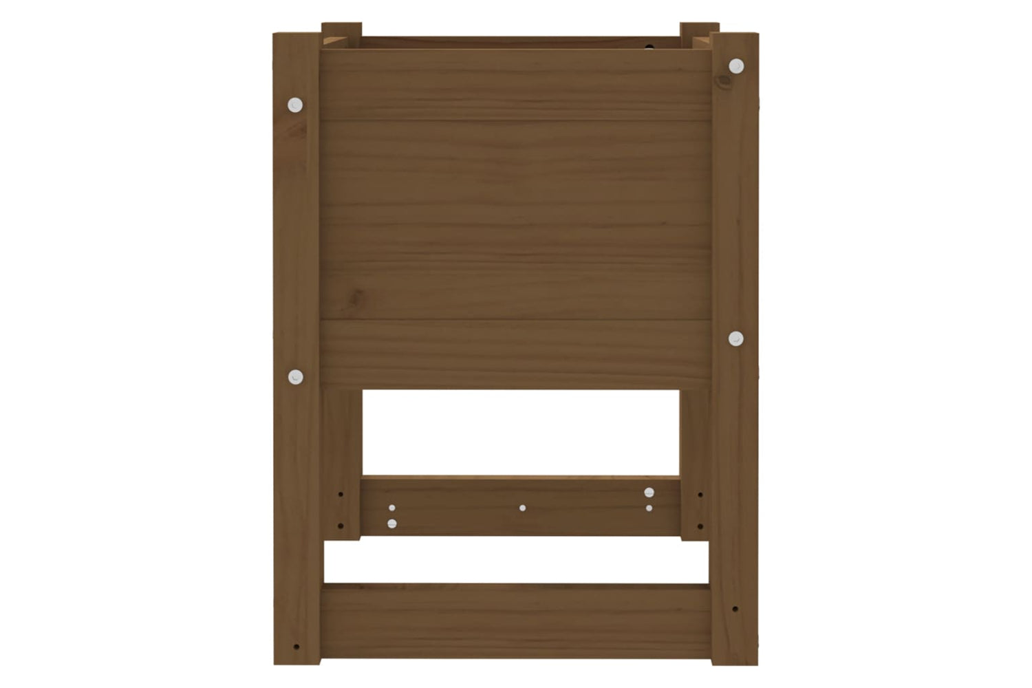 vidaXL 822114 Planters 2 Pcs Honey Brown 40x40x52.5cm Solid Wood Pine-5