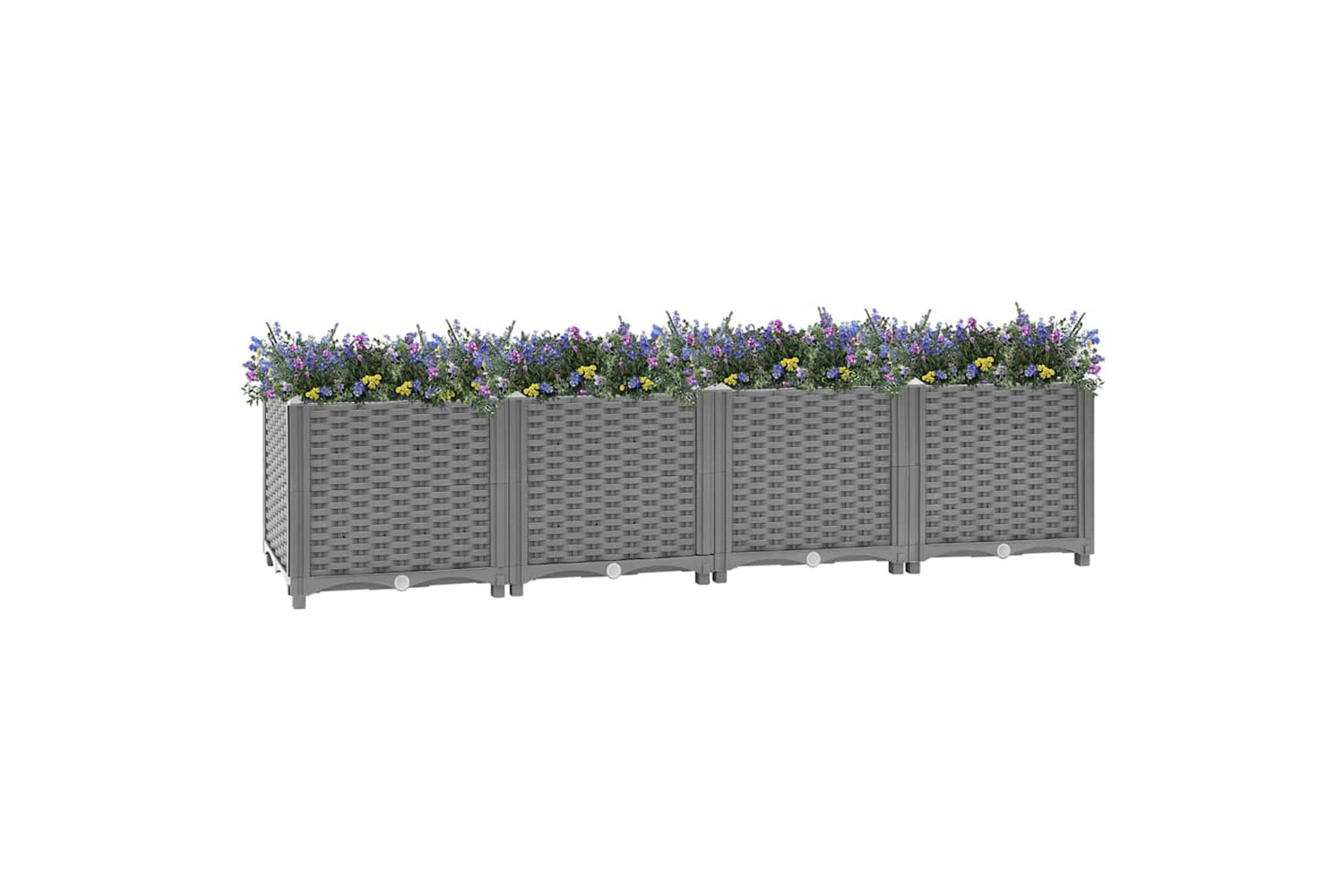vidaXL Raised Bed 160x40x38cm Polypropylene-2