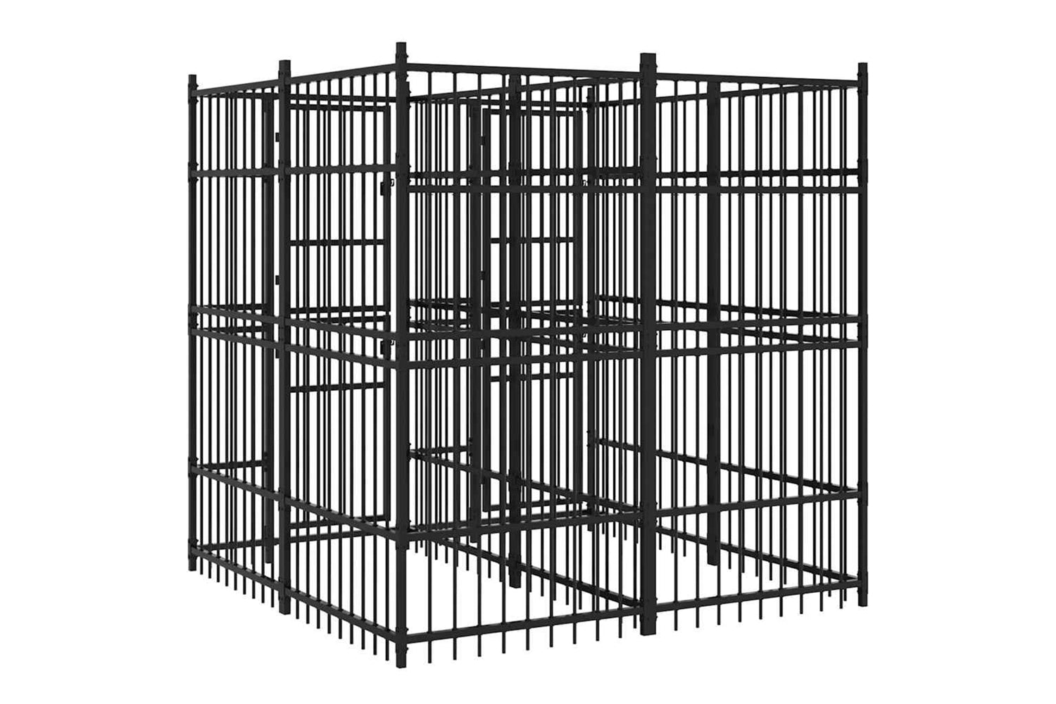 Vidaxl 3097937 Outdoor Dog Kennel Steel 3.69 M2-6