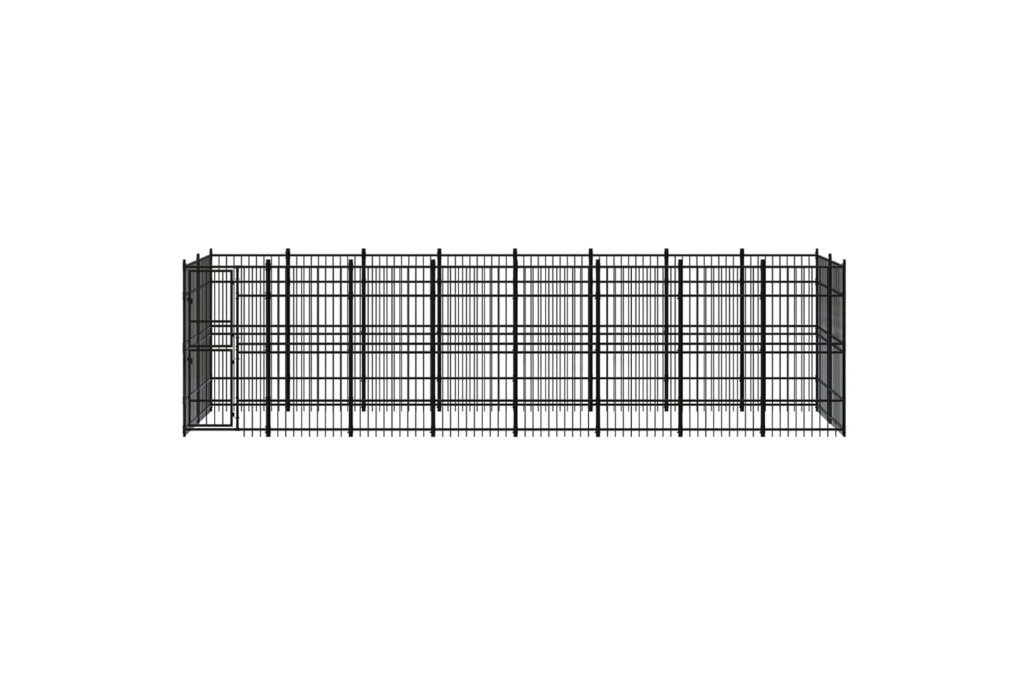 Vidaxl 3097962 Outdoor Dog Kennel Steel 14.75 M2-2