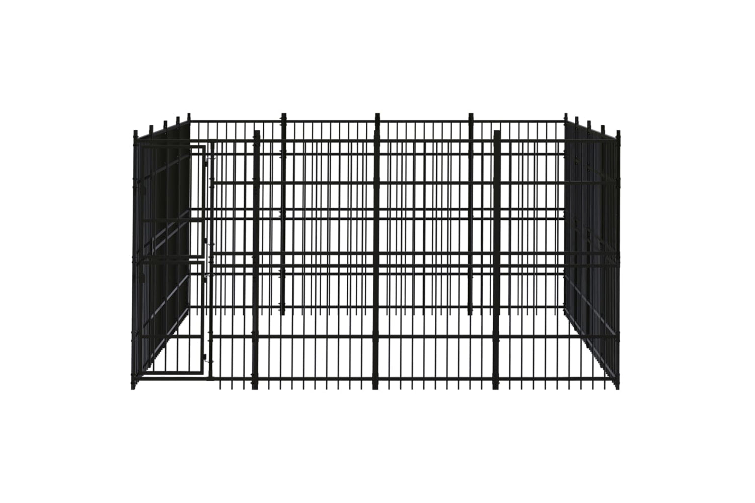 Vidaxl 3097982 Outdoor Dog Kennel Steel 14.75 M2-2