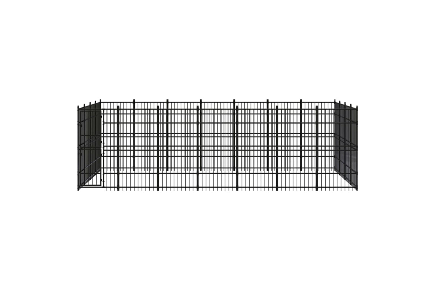 Vidaxl 3097985 Outdoor Dog Kennel Steel 25.8 M2-2