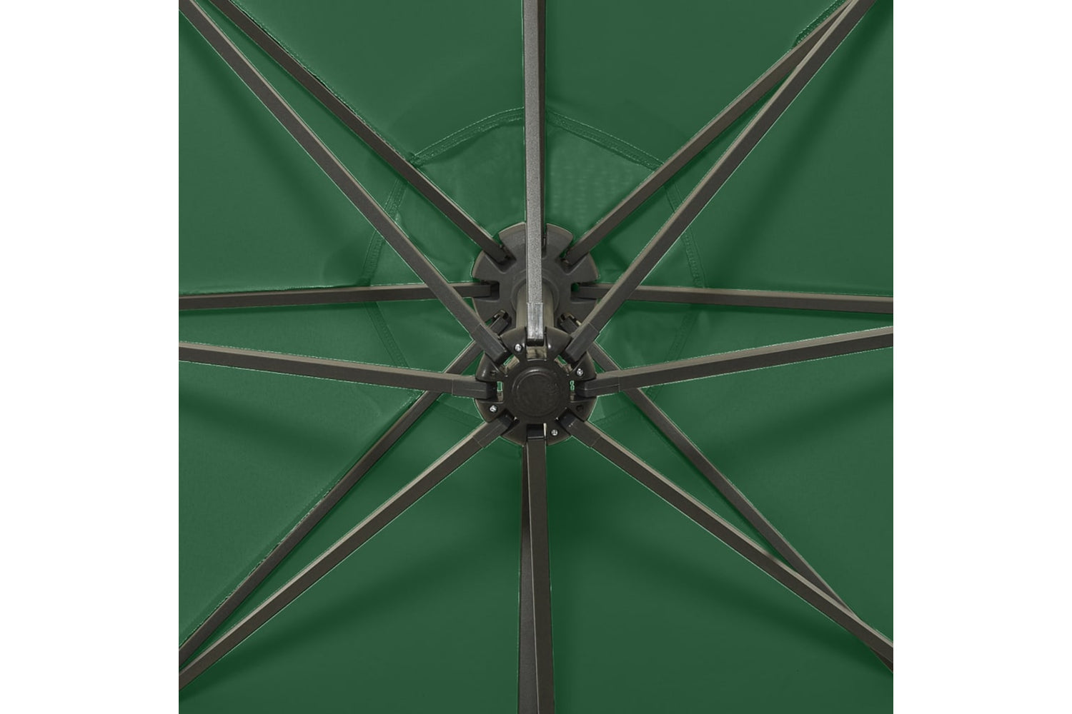 Vidaxl 312337 Cantilever Umbrella With Pole And Led Lights Green 300 Cm-8