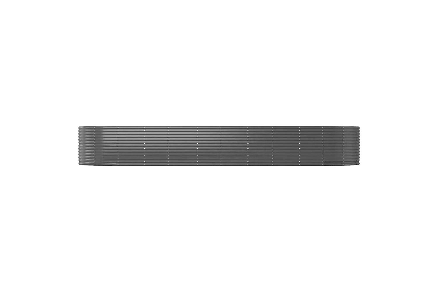vidaXL 319111 Garden Raised Bed Anthracite 447x140x68cm Powder-coated Steel-2