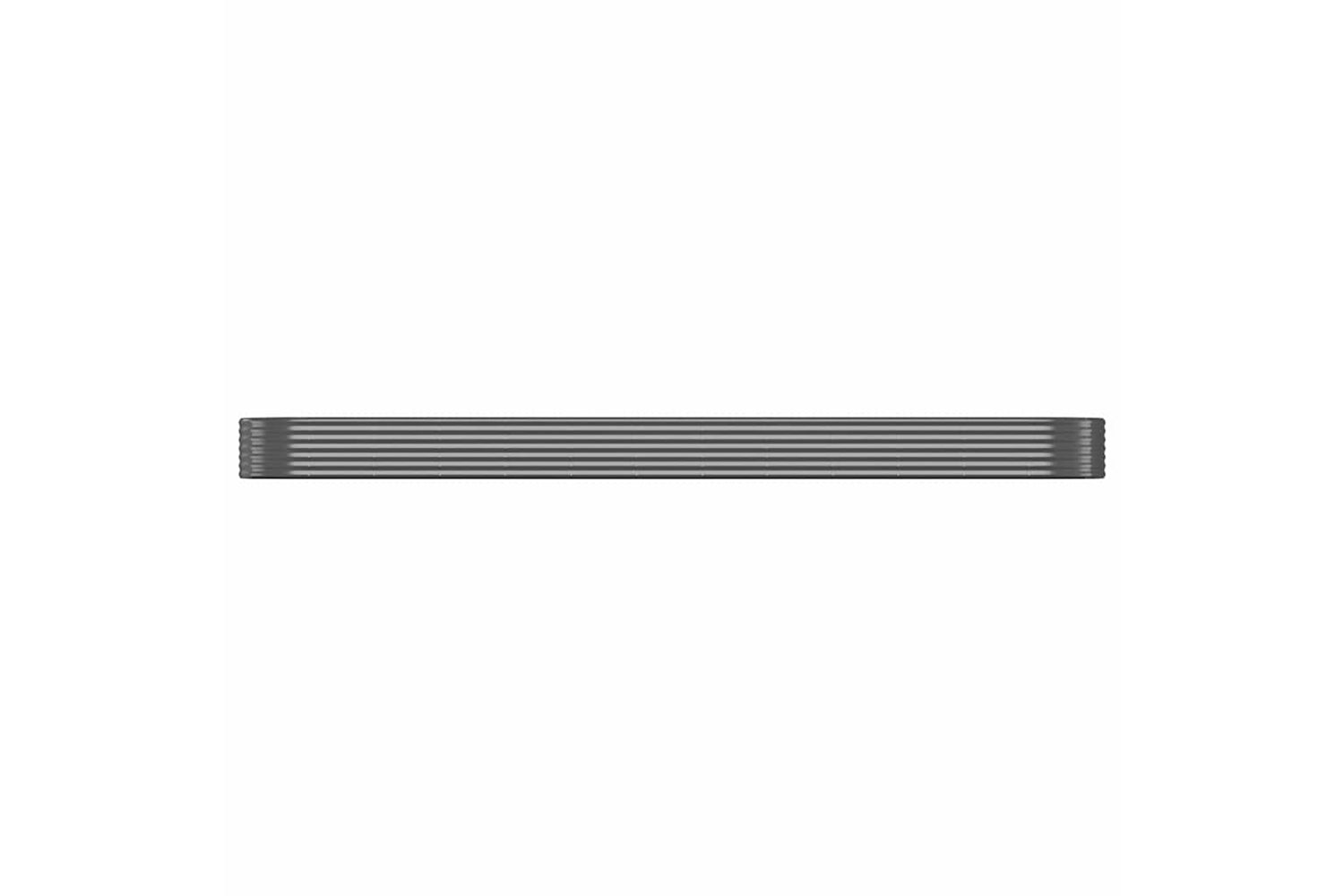 vidaXL 319011 Garden Raised Bed Powder-coated Steel 507x100x36cm Anthracite-2