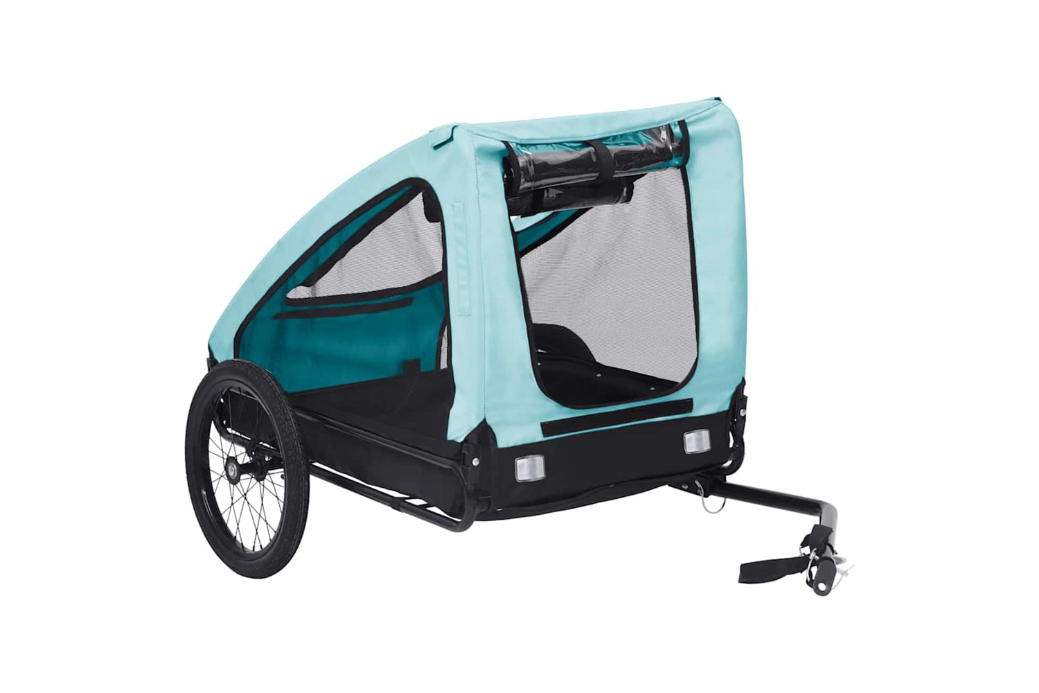 Vidaxl Pet Bike Trailer Blue And Black-2