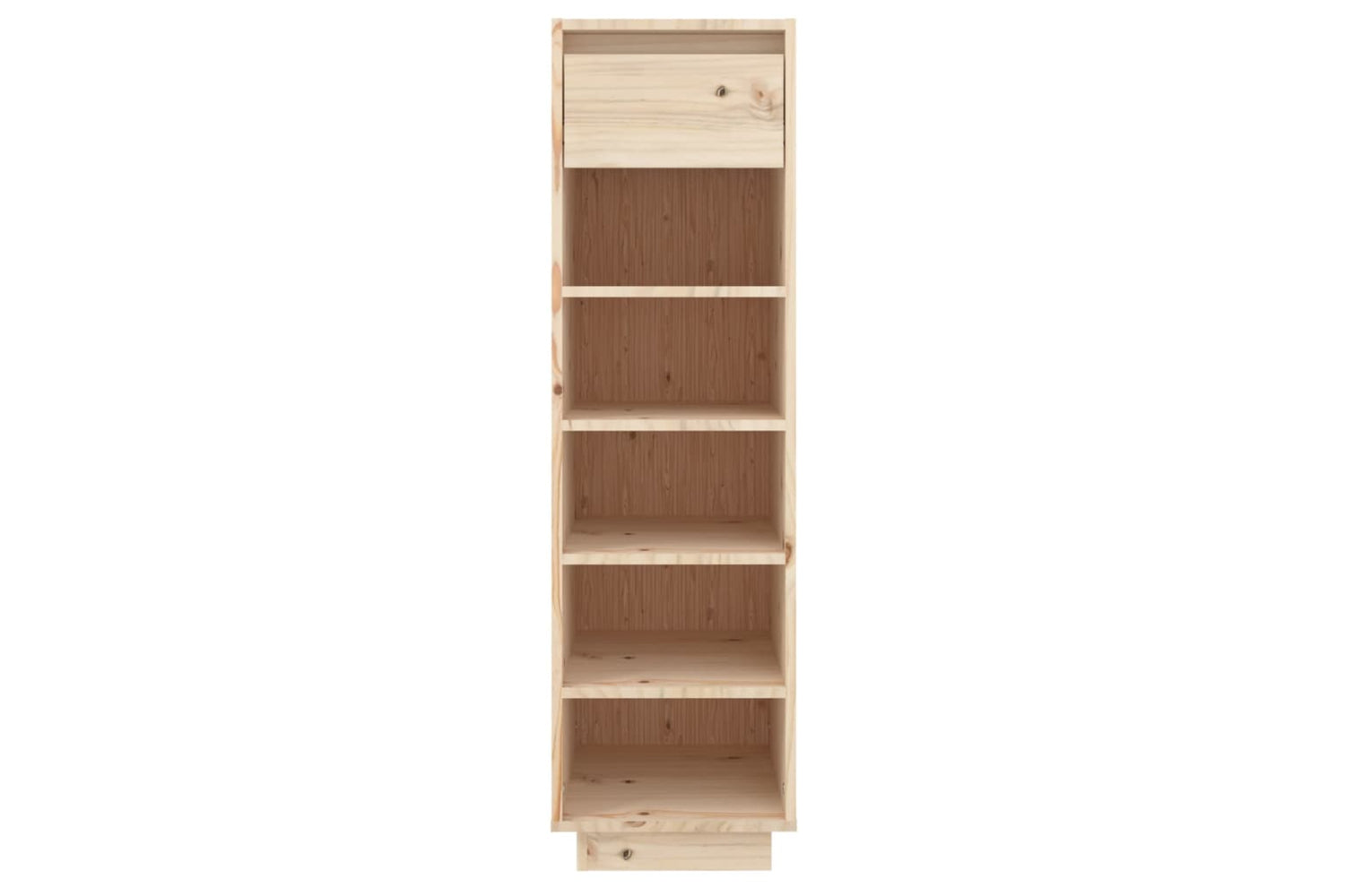 vidaXL Shoe Cabinet 30x34x105cm Solid Wood Pine-2