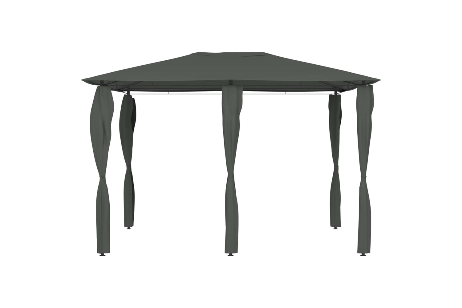 Vidaxl 313613 Gazebo With Post Covers 3x4x2.6 M Anthracite 160 G/mâ²-2