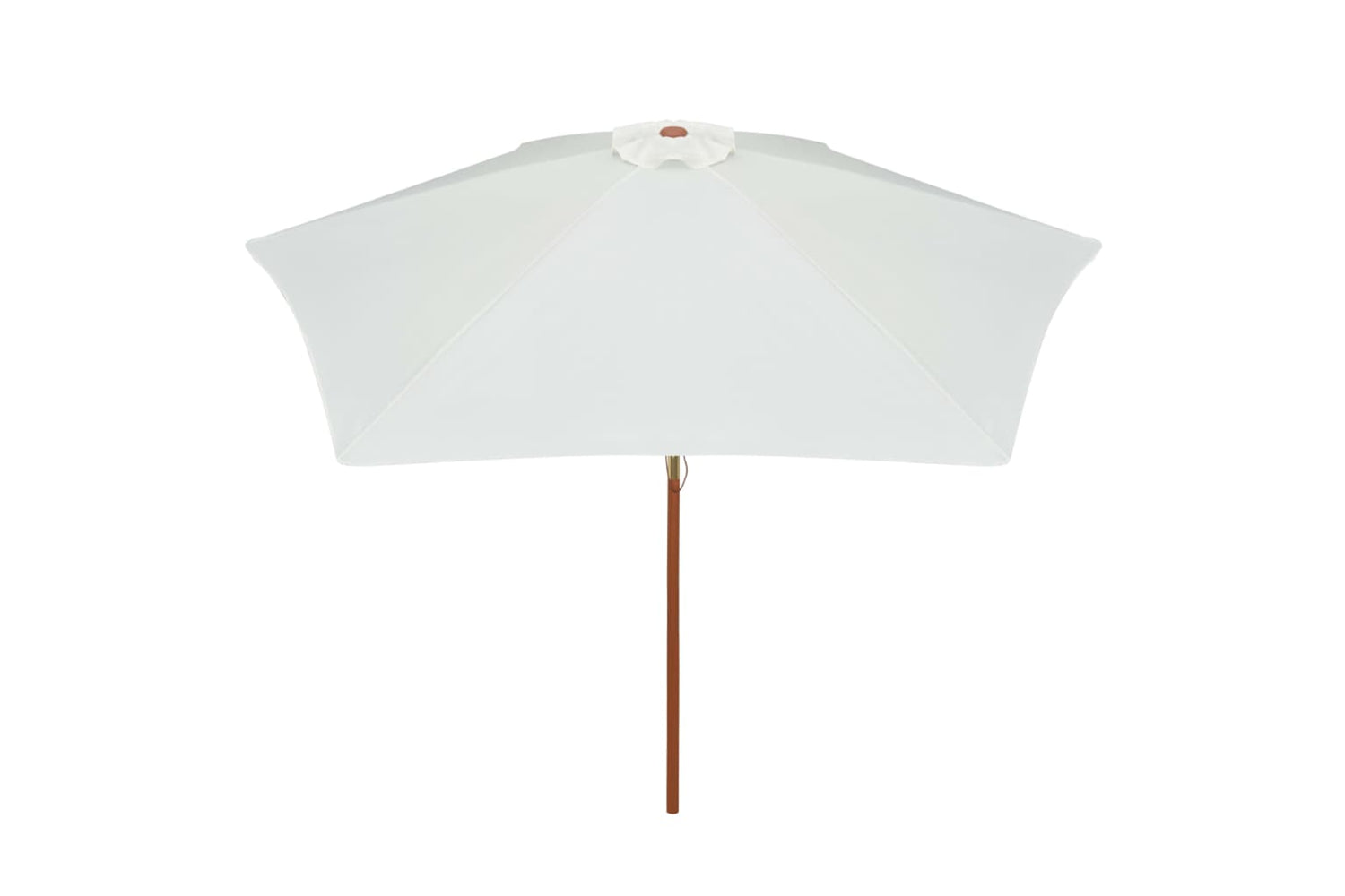 vidaXL 42962 Parasol 270x270cm Wooden Pole Cream White-3