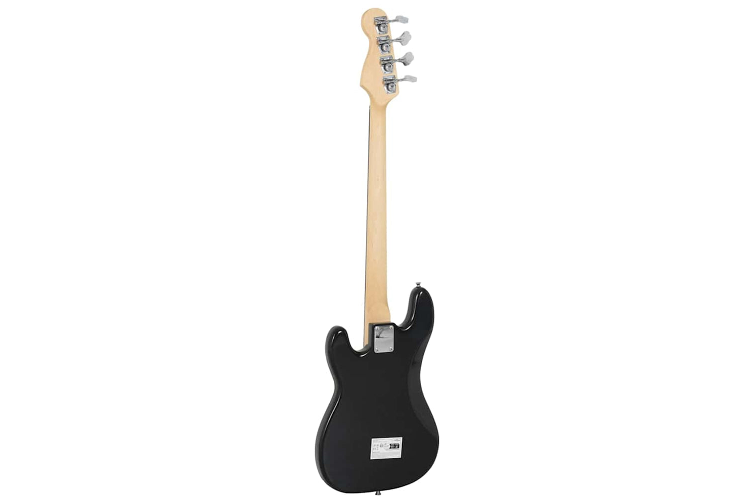vidaXL 70184 Electric Bass Guitar For Beginner With Bag Brown And White 4/4 46"-5