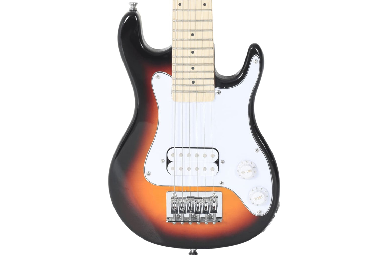 vidaXL 70195 Electric Guitar For Kids With Bag Brown And White 3/4 30"-6