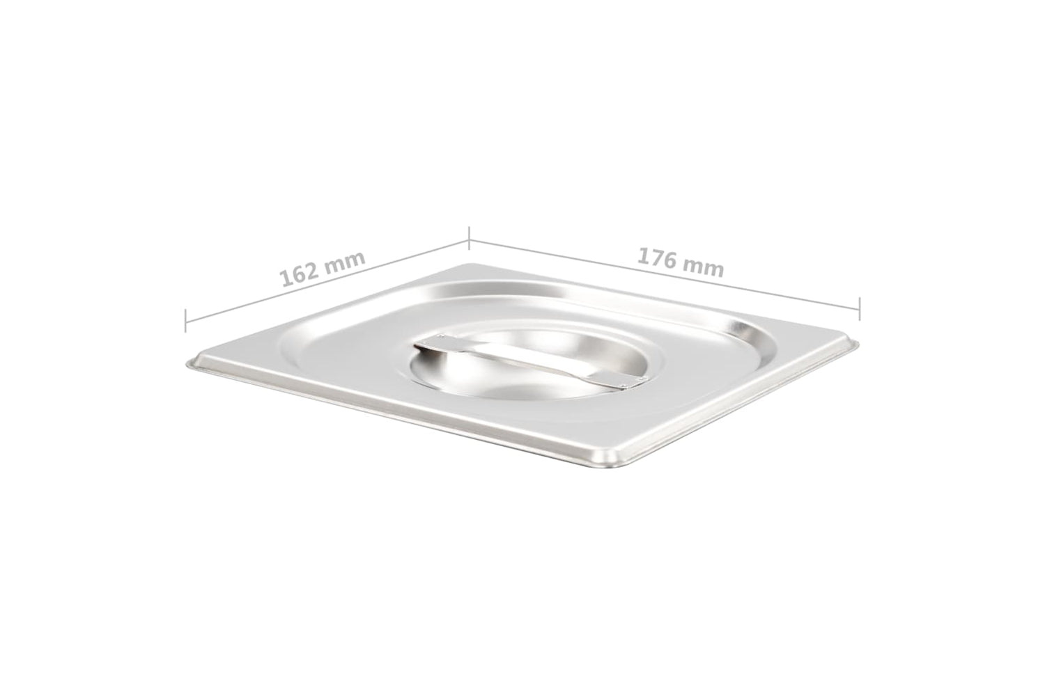 Vidaxl 50910 Lids For Gn 1/6 Pan 8 Pcs Stainless Steel-6