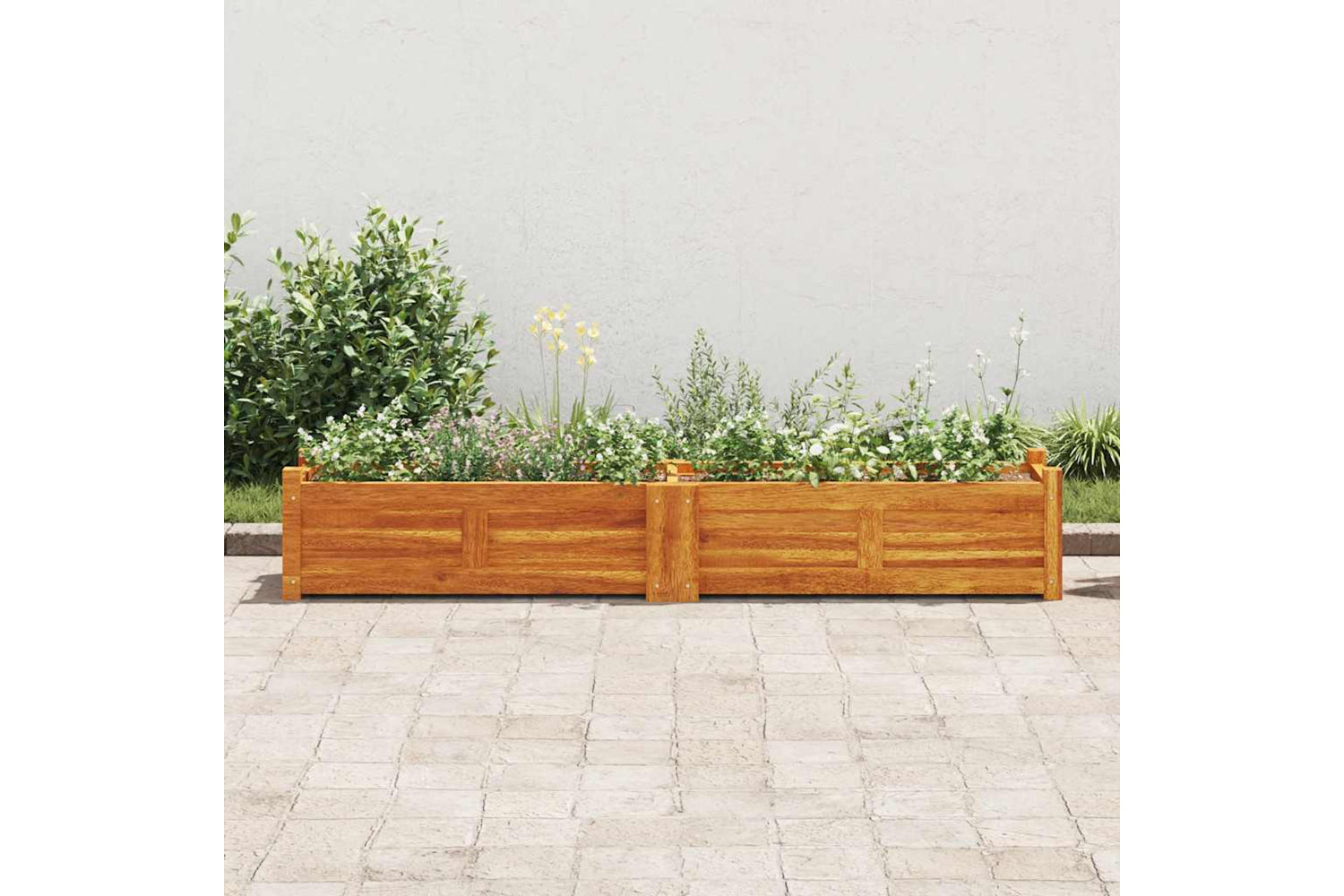 vidaXL 42567 Garden Raised Bed Acacia Wood 150x30x25cm-2