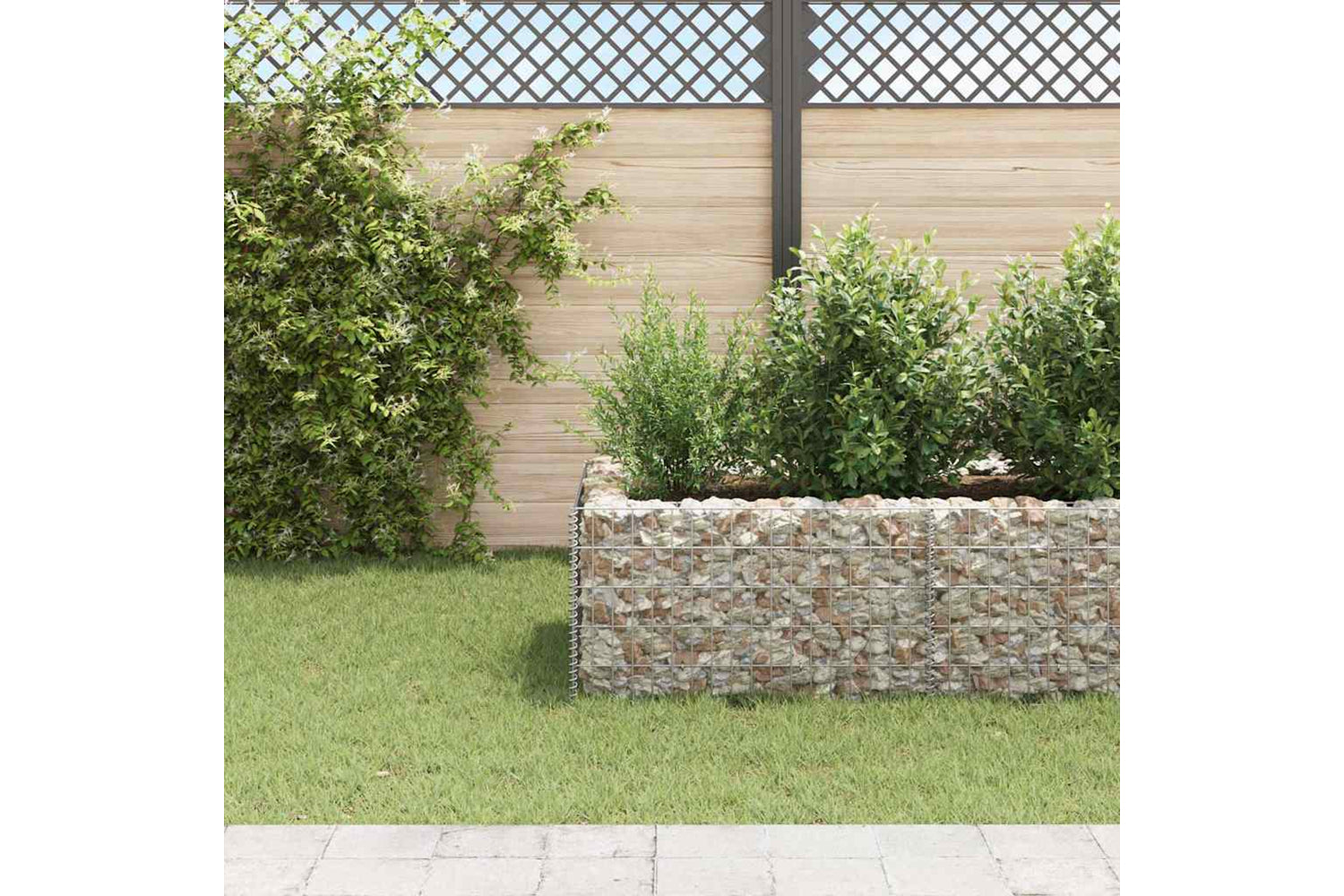 vidaXL 142555 Gabion Raised Bed Steel 360x90x50cm-2