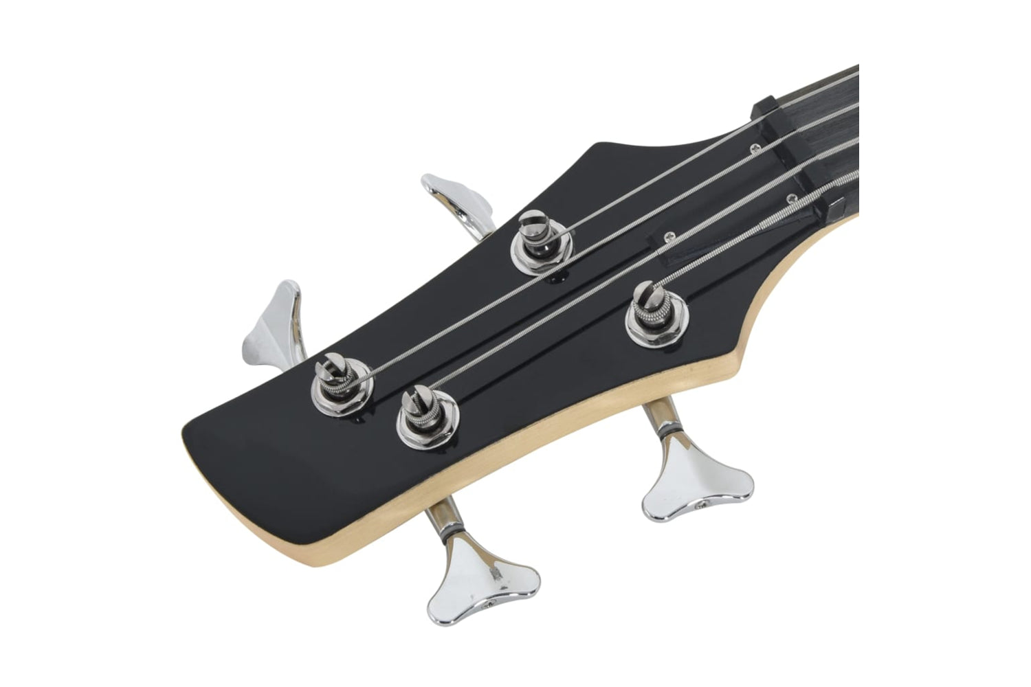 vidaXL 70183 Electric Bass Guitar For Beginner With Bag Brown And Black 4/4 46"-8