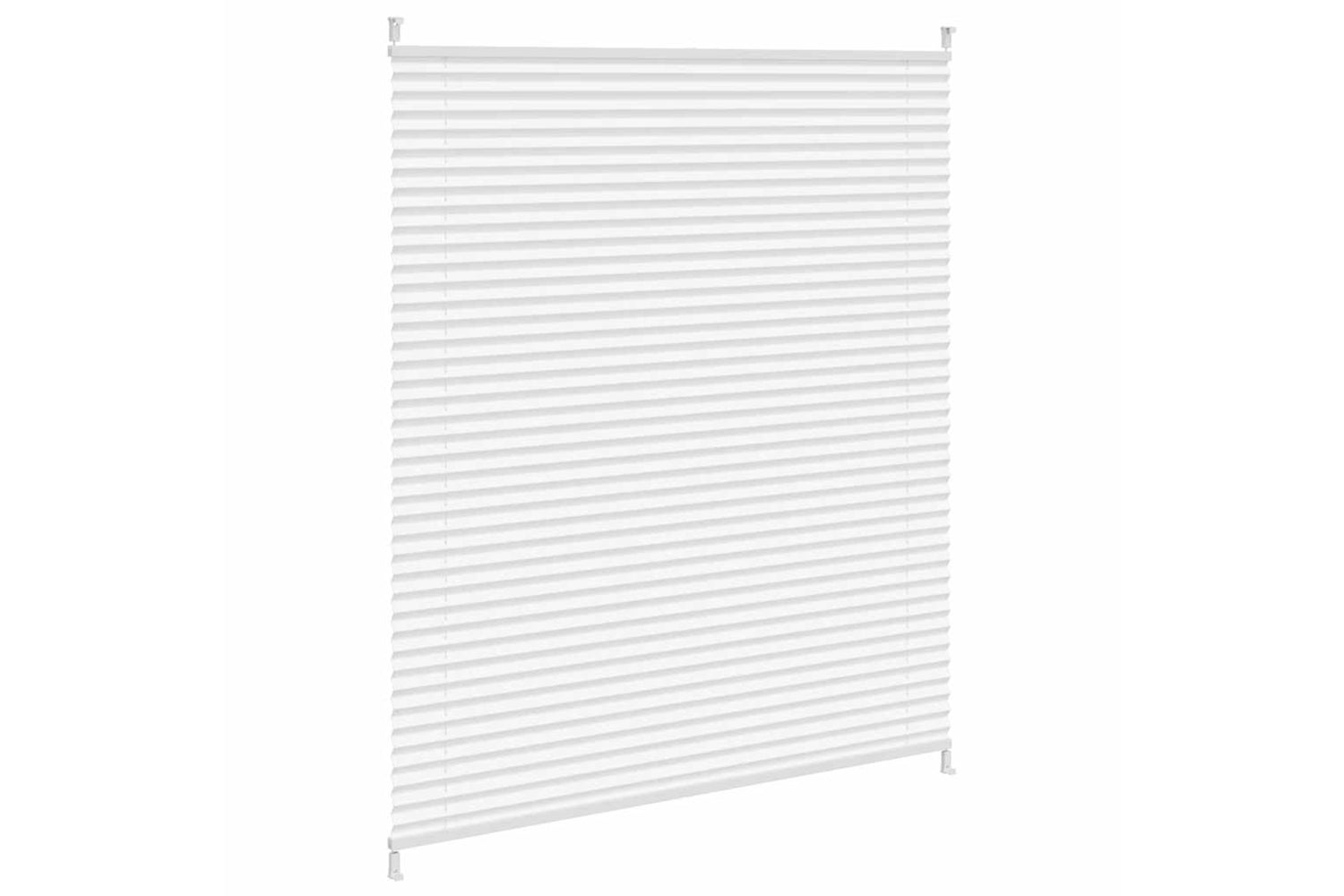 Vidaxl Plisse Blind 100x125cm White Pleated Blind-3