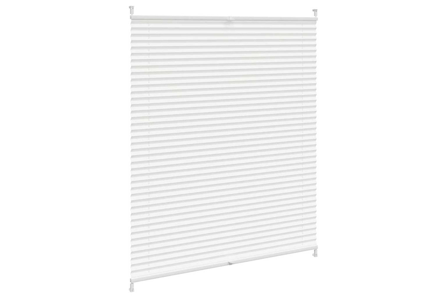Vidaxl Plisse Blind 100x125cm White Pleated Blind-2