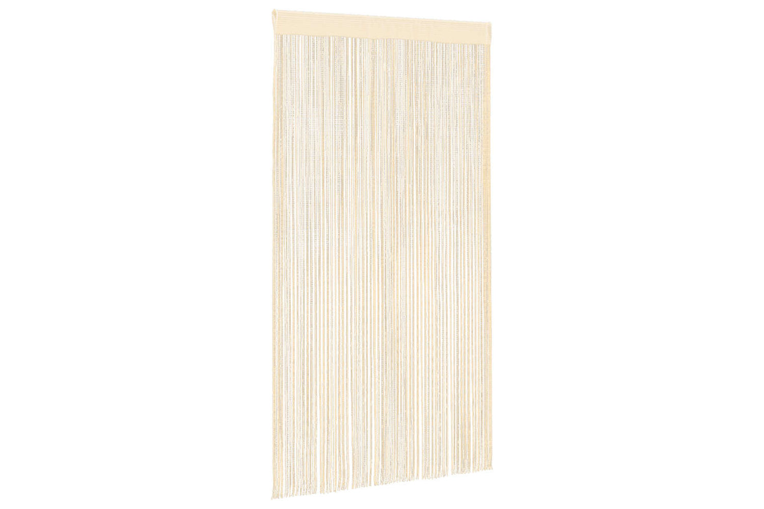 vidaXL 132402 String Curtains 2 Pcs 100x250cm Cream-3