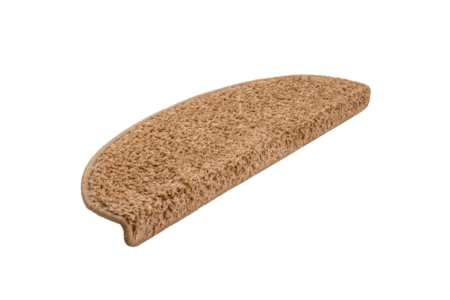vidaXL 133902 Carpet Stair Treads 15 Pcs Beige 65x21x4cm-2