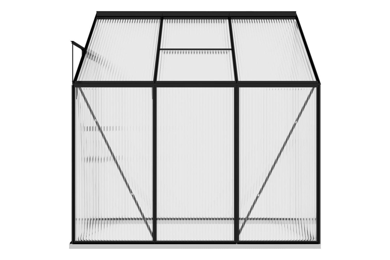 vidaXL 312050 Greenhouse Anthracite Aluminium 3.97 MÃƒÂ¢Ã‚Â³-5