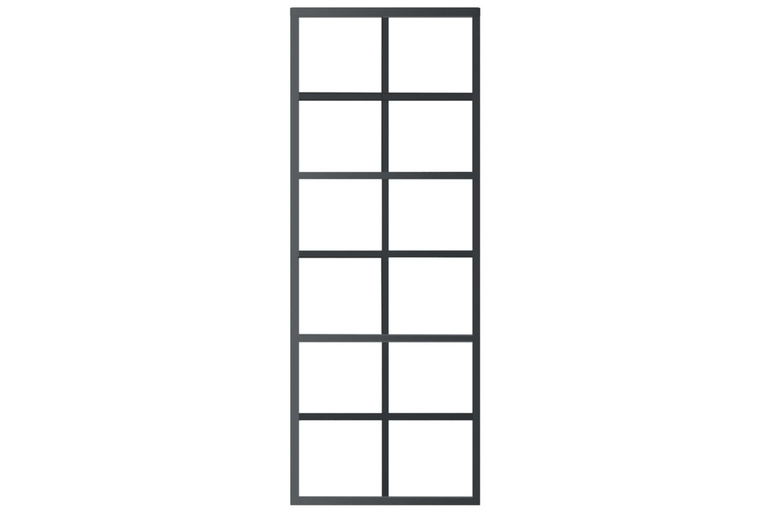vidaXL 151017 Sliding Door Esg Glass And Aluminium 76x205cm Black-3