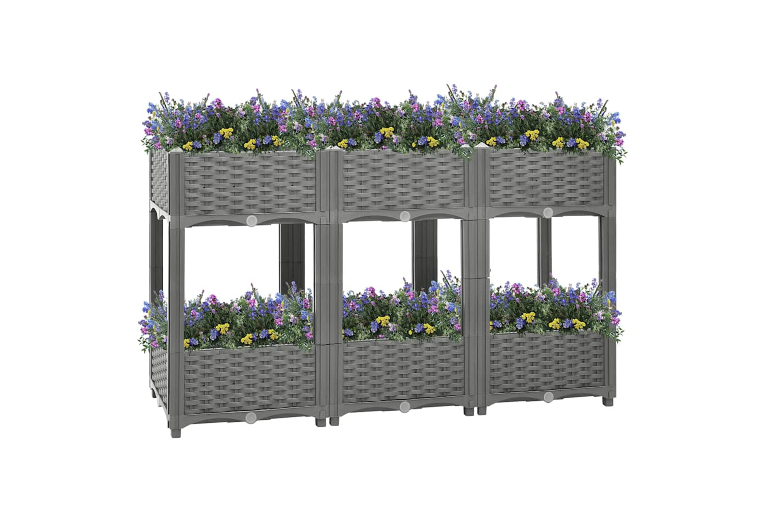 vidaXL 153299 Raised Bed 120x40x71cm Polypropylene-2