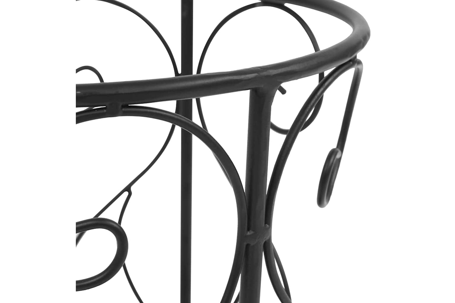 vidaXL 245932 Umbrella Stand Vintage Style Metal 26x46cm Black-5
