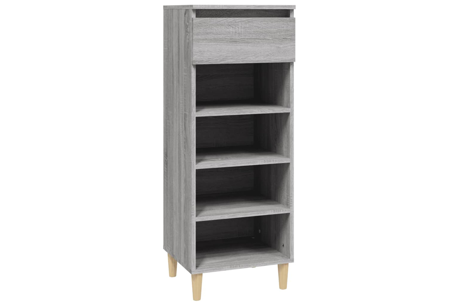 vidaXL 819778 Shoe Cabinet Grey Sonoma 40x36x105cm Engineered Wood
