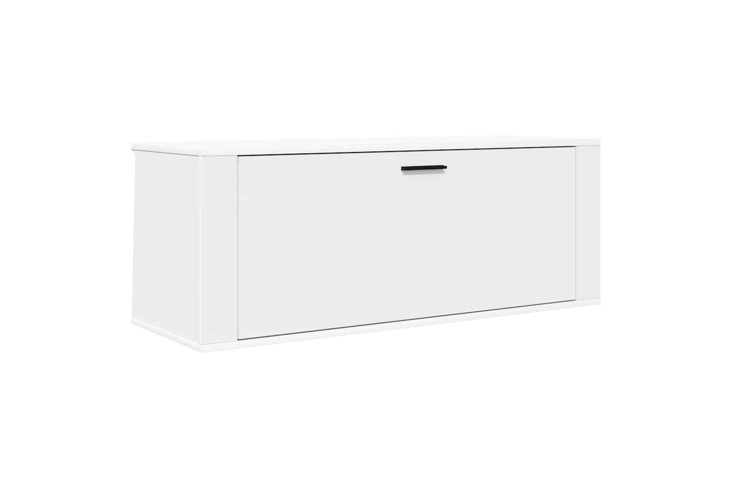 vidaXL 821020 Wall Shoe Cabinet White 100x35x38cm Engineered Wood