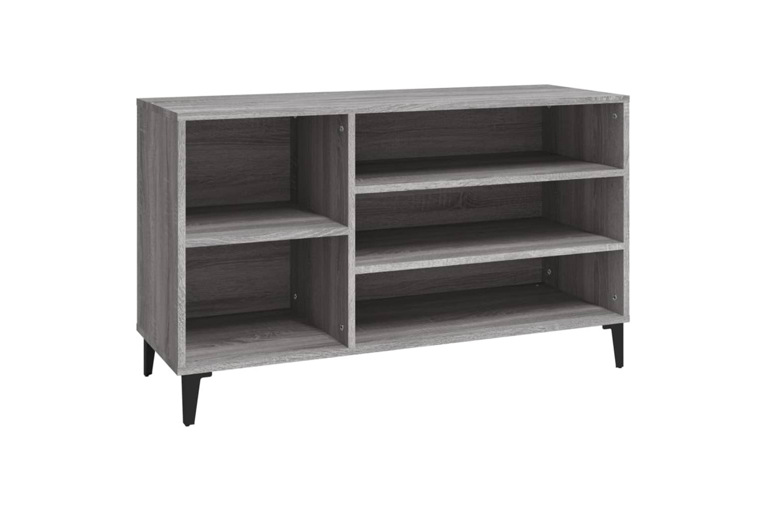 vidaXL 819754 Shoe Cabinet Grey Sonoma 102x36x60cm Engineered Wood