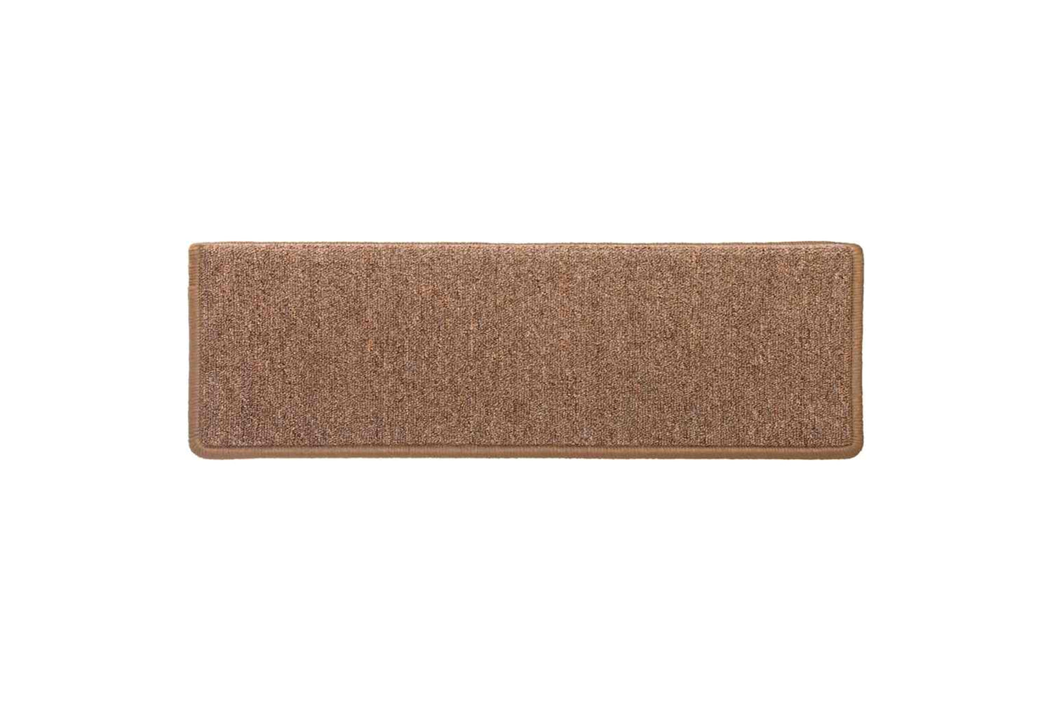 vidaXL 326196 Carpet Stair Treads 15 Pcs 65x21x4cm Brown-5