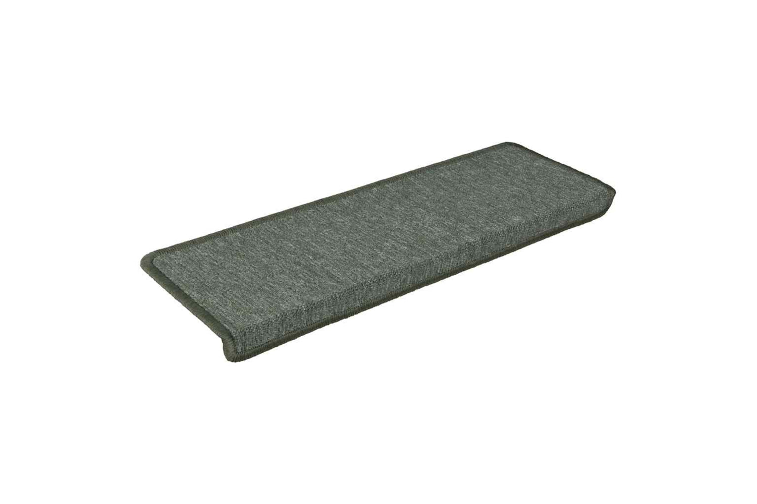 vidaXL 326193 Carpet Stair Treads 15 Pcs 65x21x4cm Green-2