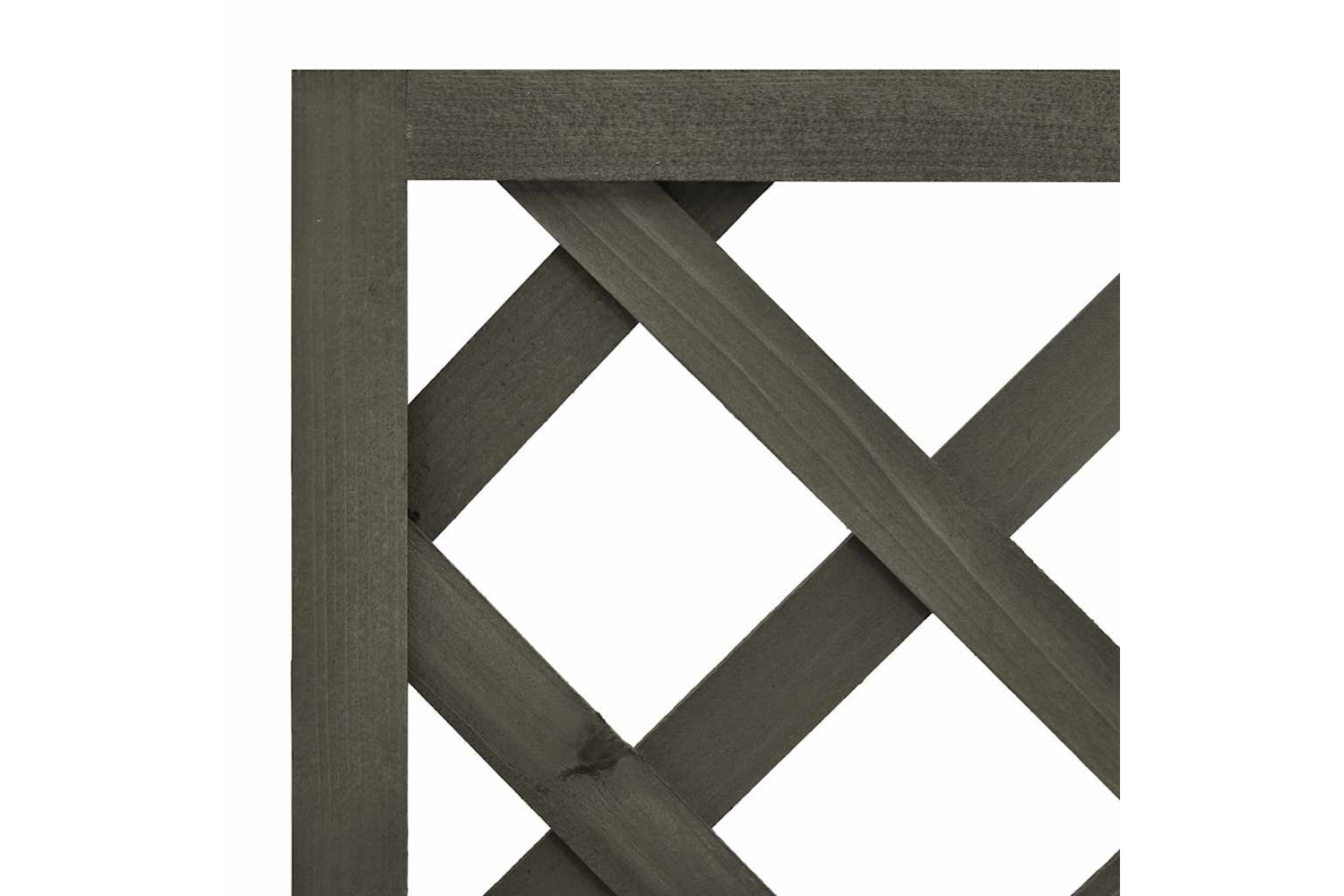 Vidaxl 314831 Garden Trellis Planter Grey 50x25x90 Cm Solid Firwood-5