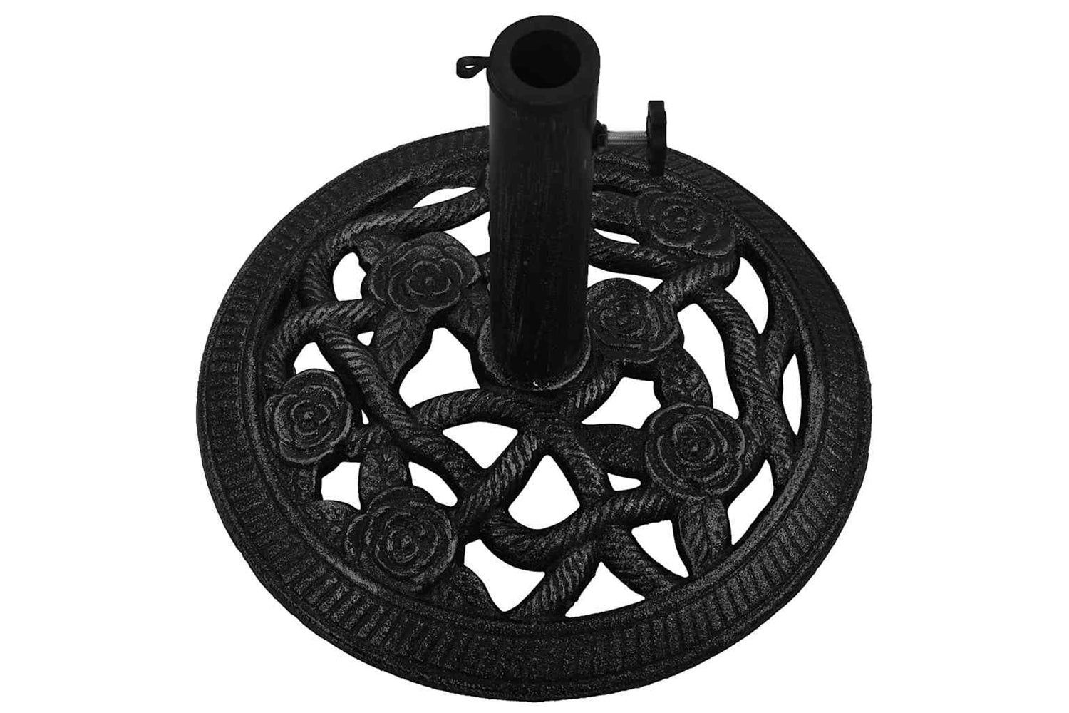 vidaXL 317755 Umbrella Base Black 40x40x32cm Cast Iron-5
