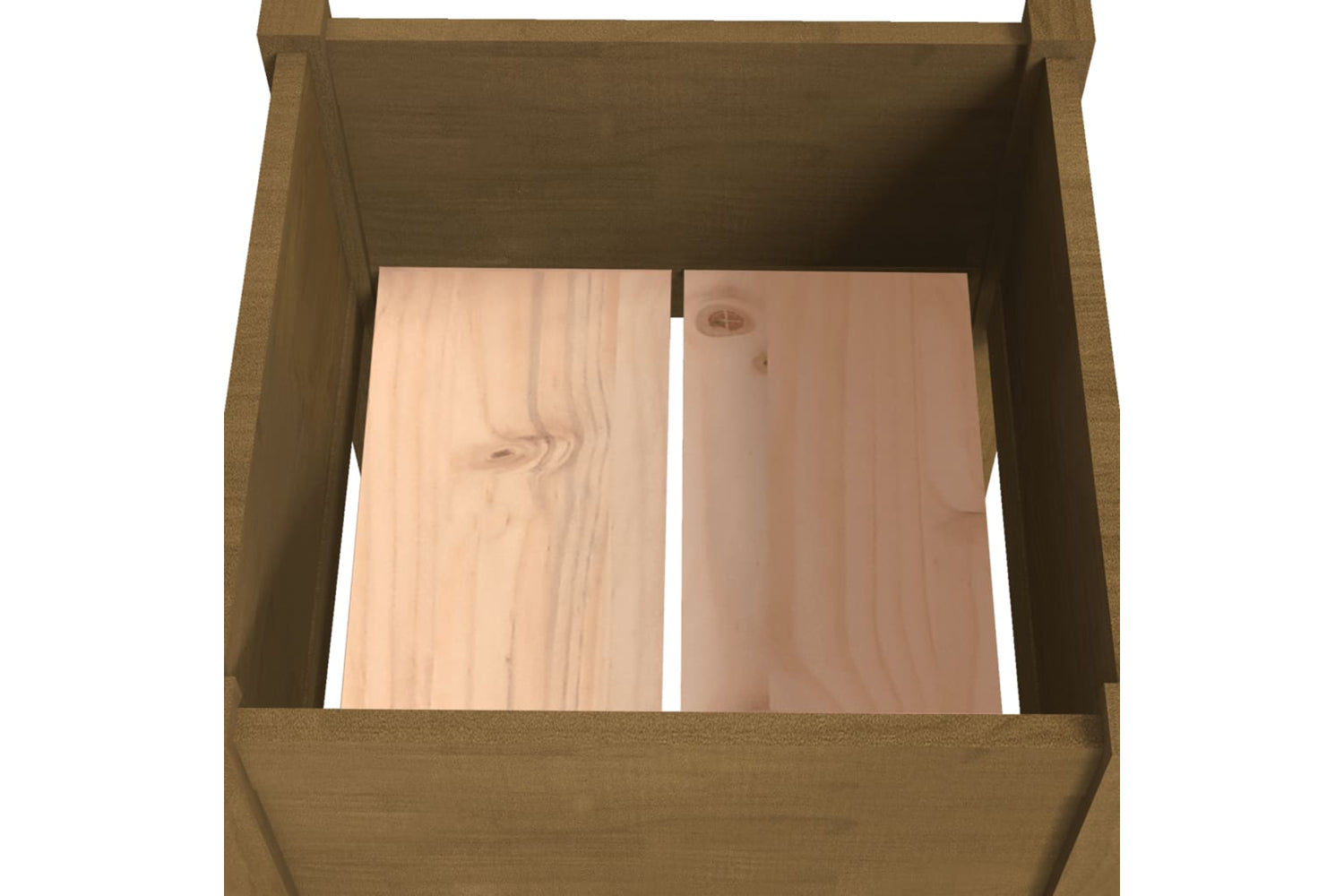 vidaXL 810796 Garden Planters 2 Pcs Honey Brown 40x40x70cm Solid Pinewood-5