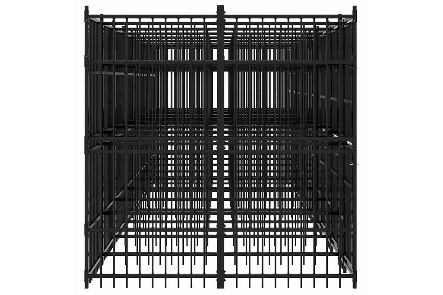 Vidaxl 3097943 Outdoor Dog Kennel Steel 14.75 M2-5