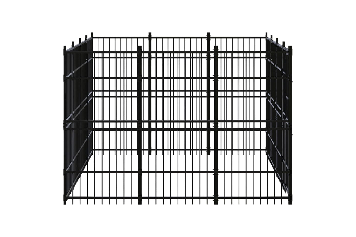 Vidaxl 3097975 Outdoor Dog Kennel Steel 11.06 M2-3