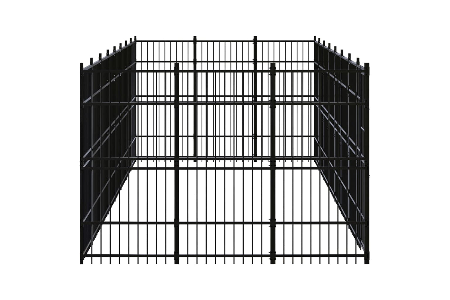Vidaxl 3097979 Outdoor Dog Kennel Steel 22.12 M2-3