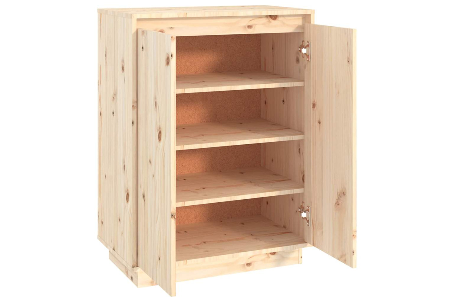 vidaXL 813530 Shoe Cabinet 60x35x80cm Solid Wood Pine-6