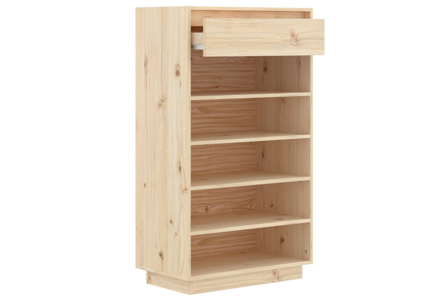 vidaXL 813550 Shoe Cabinet 60x34x105cm Solid Wood Pine-6