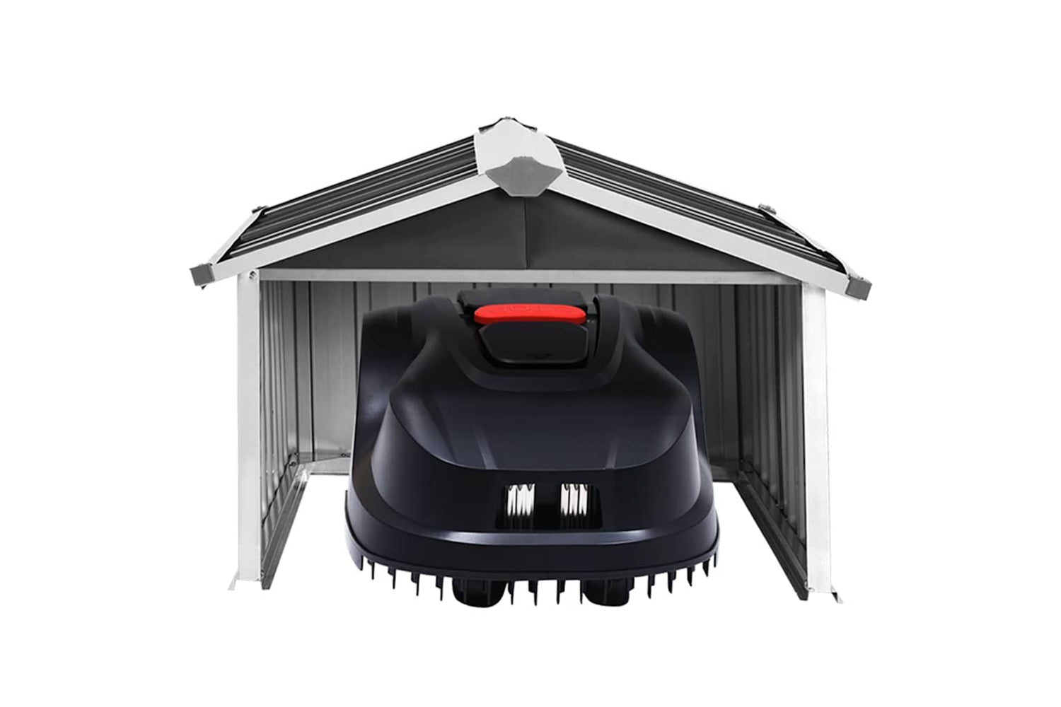 Vidaxl 150909 Garden Robot Lawnmower Shed 92x97x63 Cm Galvanised Steel Anthracite-5
