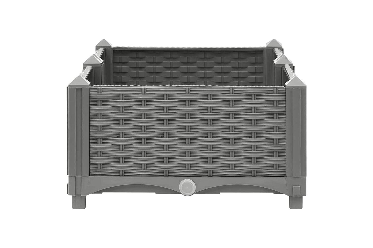 vidaXL Raised Bed 80x40x23cm Polypropylene-5