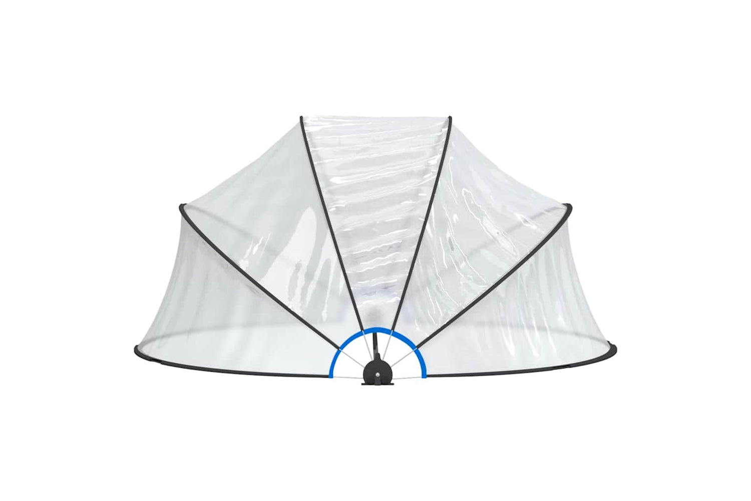 vidaXL 93812 Pool Dome Round 315x158cm Pvc-3