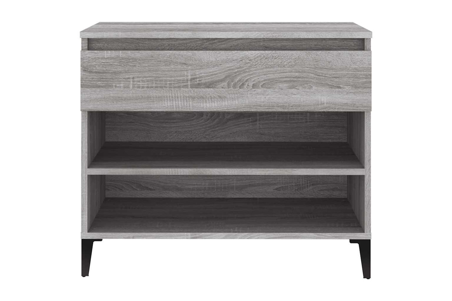 vidaXL 819770 Shoe Cabinet Grey Sonoma 70x36x60cm Engineered Wood-6