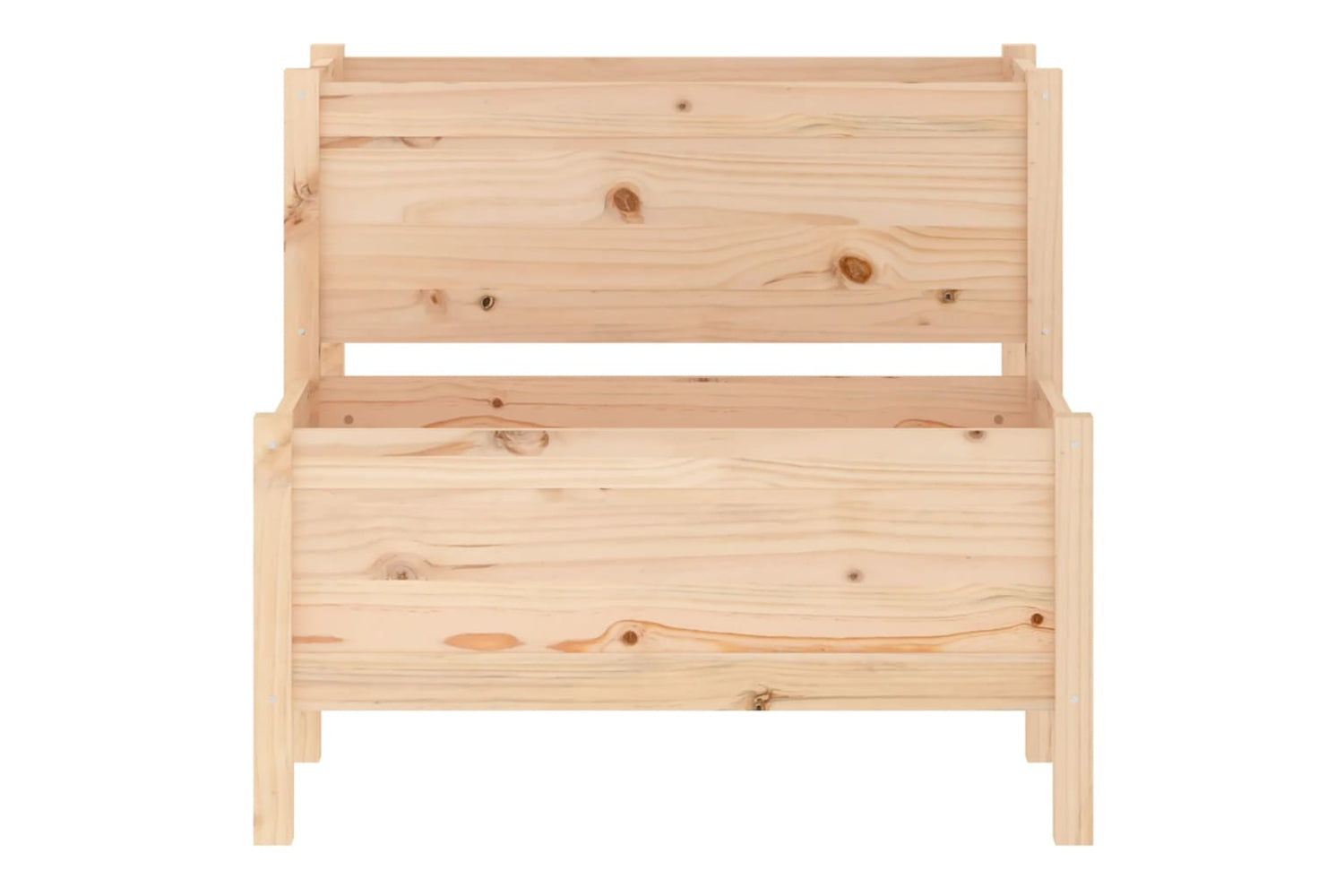 vidaXL 822257 Planter 84.5x84x75cm Solid Wood Pine-3