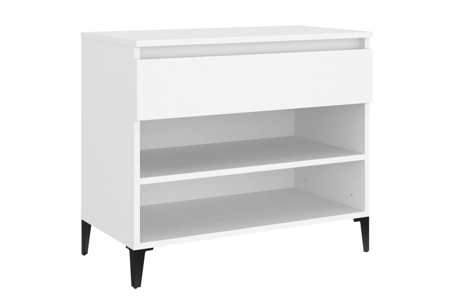 vidaXL 819764 Shoe Cabinet White 70x36x60cm Engineered Wood